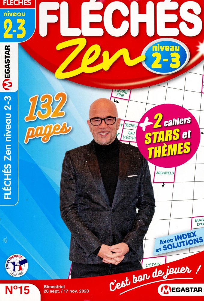 Numéro 15 magazine MG Fléchés Zen Niv. 2-3