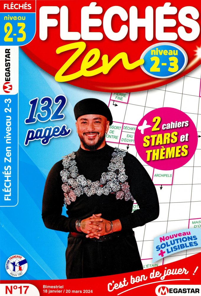 Numéro 17 magazine MG Fléchés Zen Niv. 2-3