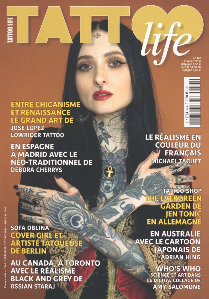Numéro 143 magazine Tattoo Life