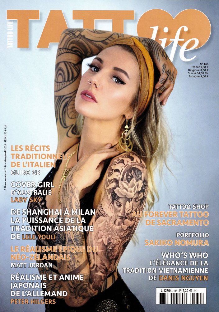 Numéro 146 magazine Tattoo Life