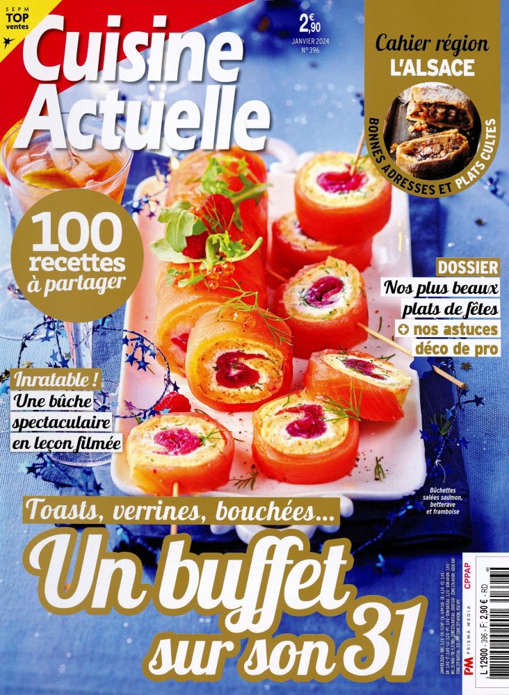 Numéro 396 magazine Cuisine Actuelle