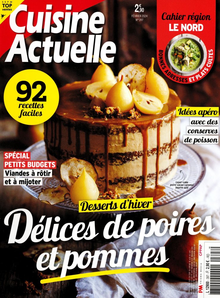Numéro 397 magazine Cuisine Actuelle