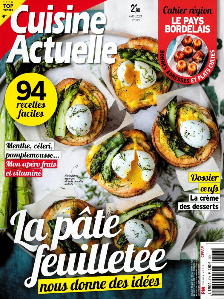 Numéro 399 magazine Cuisine Actuelle