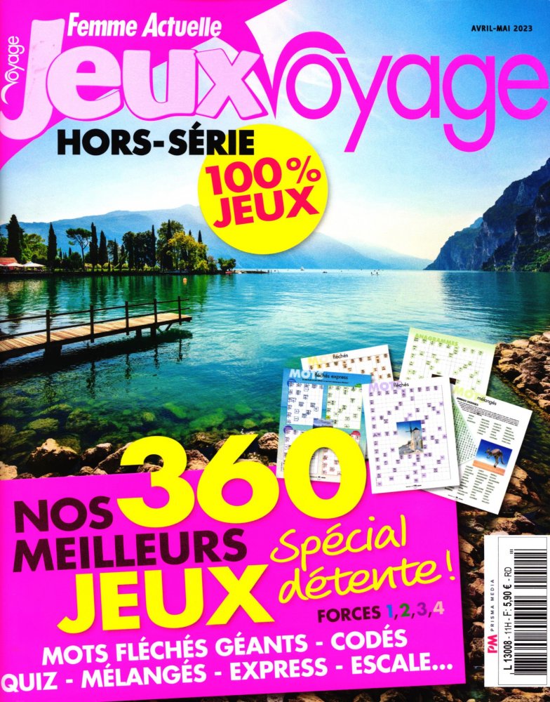 Numéro 11 magazine Femme Actuelle Jeux Voyage Hors-Série