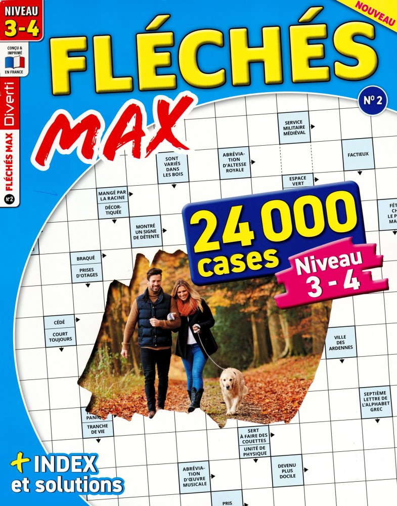 Numéro 2 magazine Diverti Fléchés Max - Niv 3-4