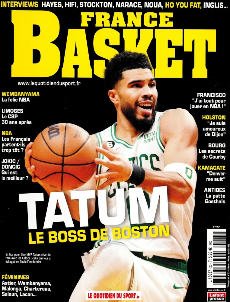Numéro 23 magazine France Basket