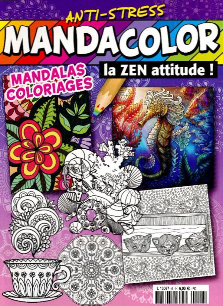 Numéro 6 magazine Mandacolor Anti-Stress