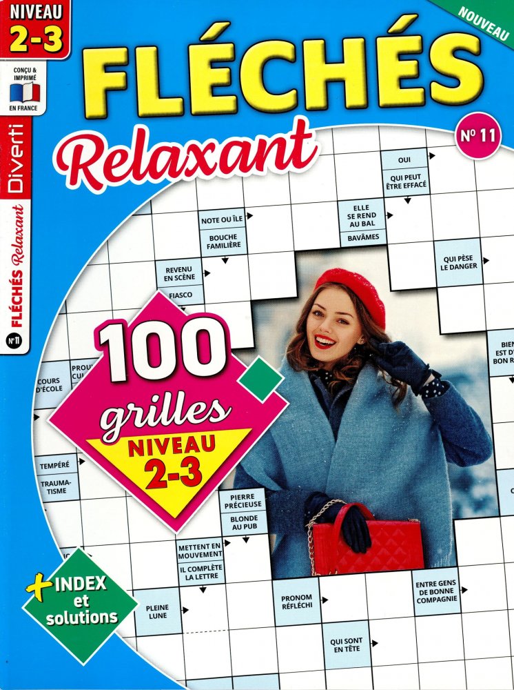 Numéro 11 magazine Diverti Fléchés Relaxant Niveau 2-3