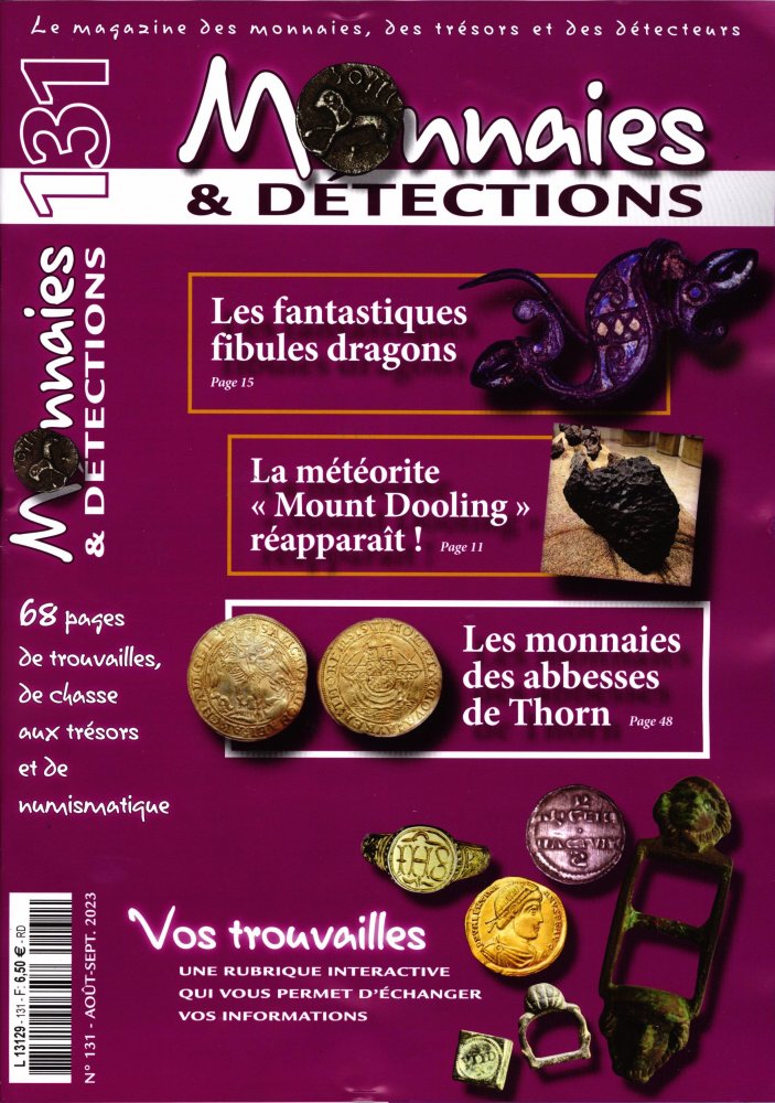 Numéro 131 magazine Monnaies & Détections