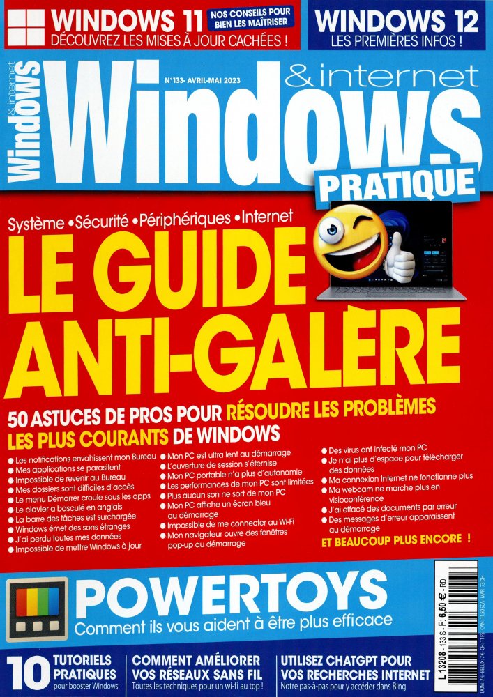 Numéro 133 magazine Windows & Internet Pratique