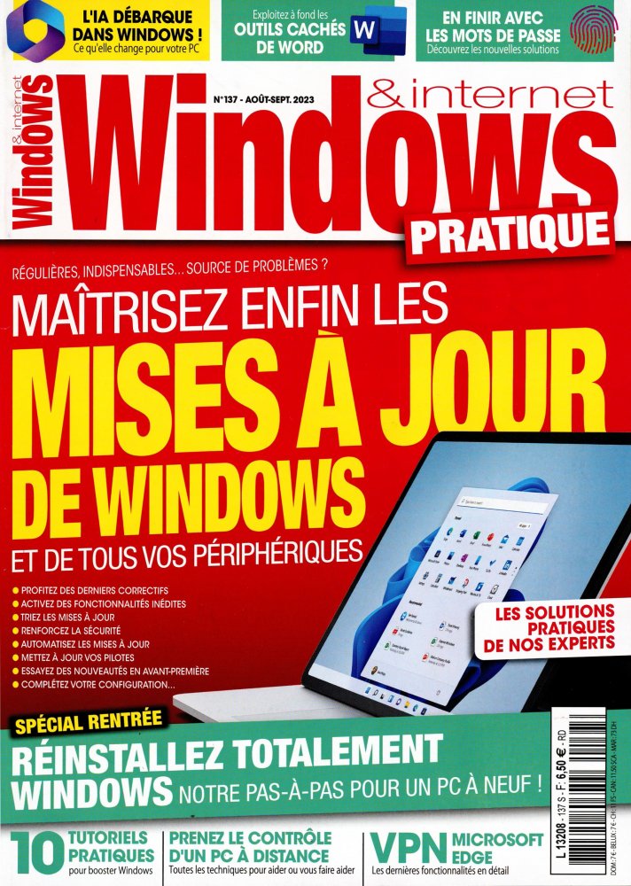 Numéro 137 magazine Windows & Internet Pratique