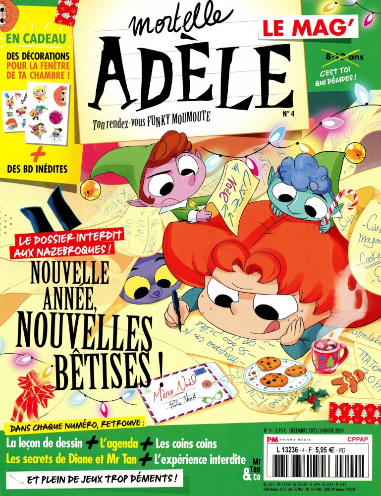 Numéro 4 magazine Mortelle Adèle