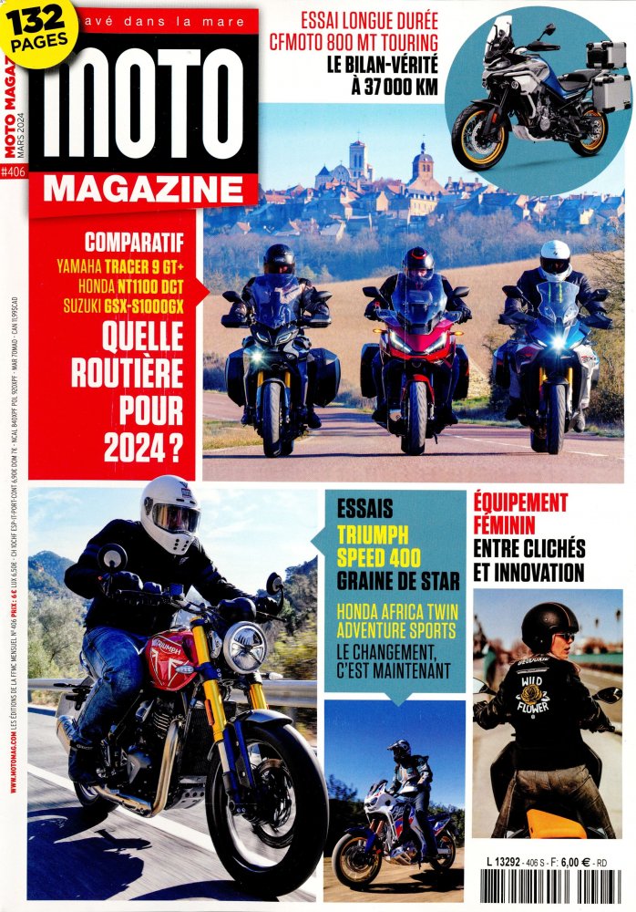 Numéro 406 magazine Moto Magazine