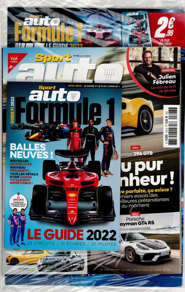 Numéro 723 magazine Sport Auto + Livre