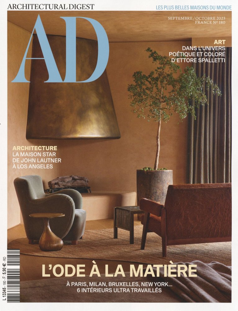 Numéro 180 magazine AD Architectural Digest
