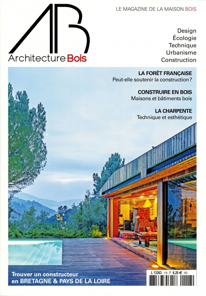 Numéro 118 magazine Architecture Bois