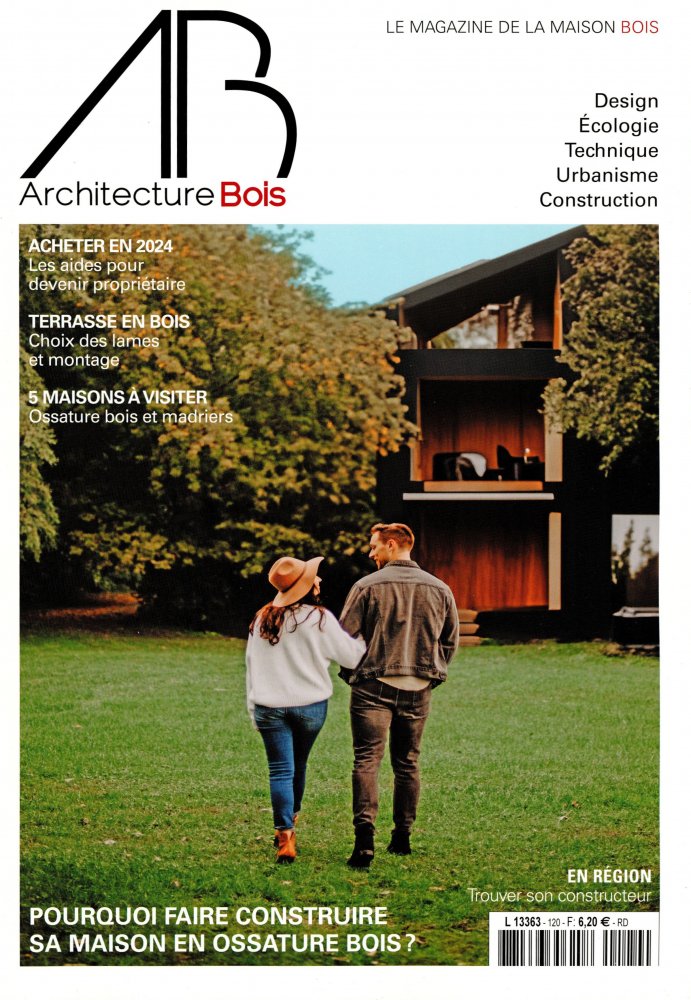 Numéro 120 magazine Architecture Bois