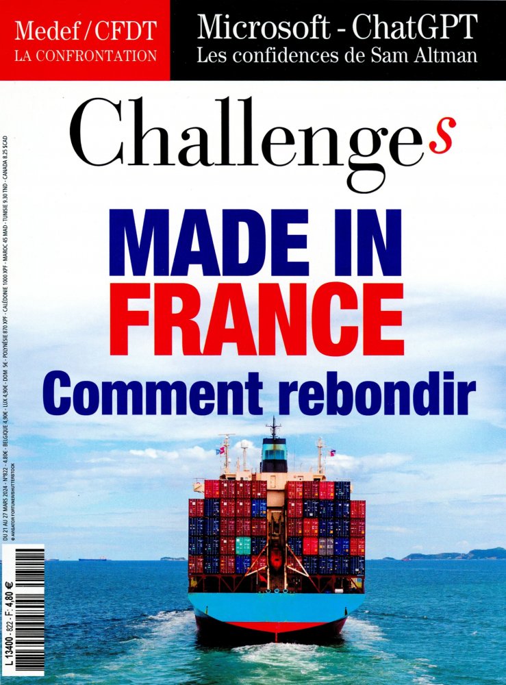 Numéro 822 magazine Challenges