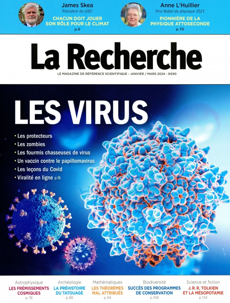 Numéro 576 magazine La Recherche