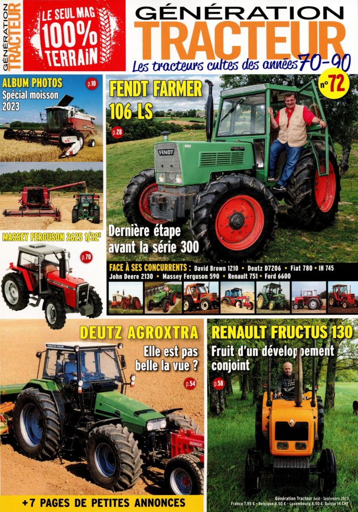 Numéro 72 magazine Génération Tracteur