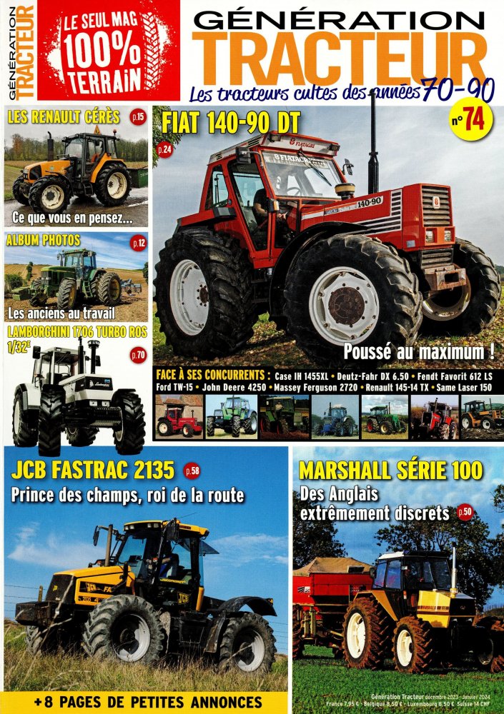 Numéro 74 magazine Génération Tracteur