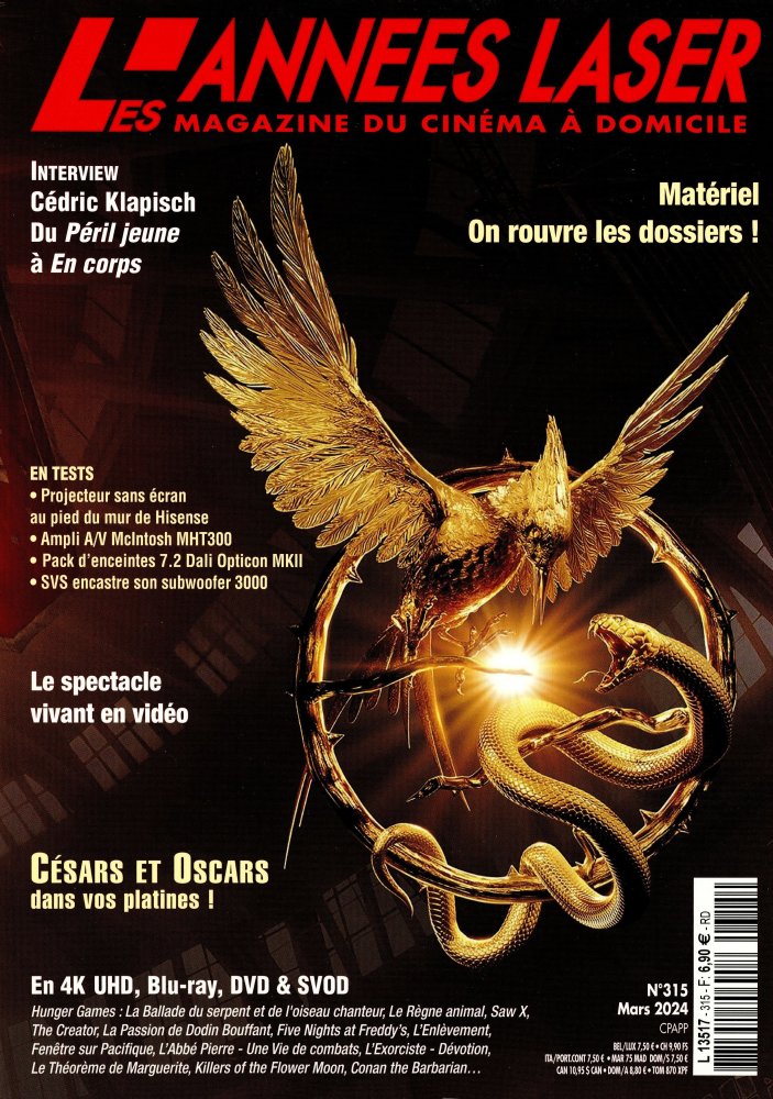 Numéro 315 magazine Les Années Laser