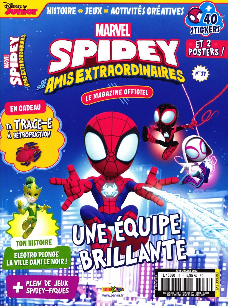 Numéro 11 magazine Marvel Spidey et Ses Amis Extraordinaires