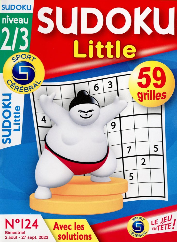 Numéro 124 magazine SC Sudoku Little Niveau 2/3