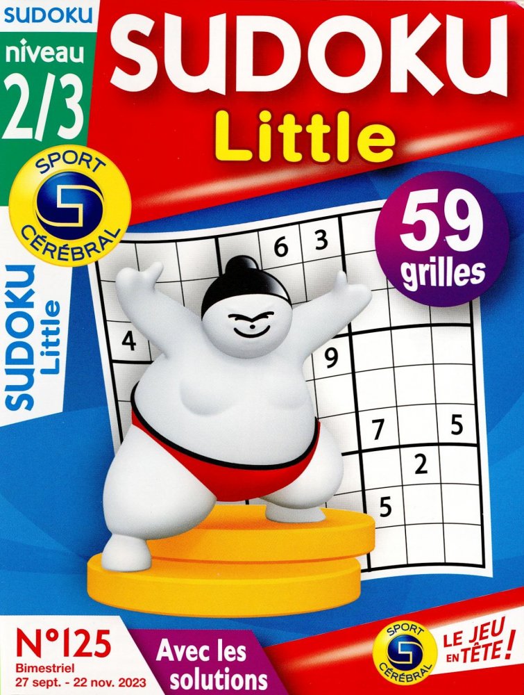 Numéro 125 magazine SC Sudoku Little Niveau 2/3
