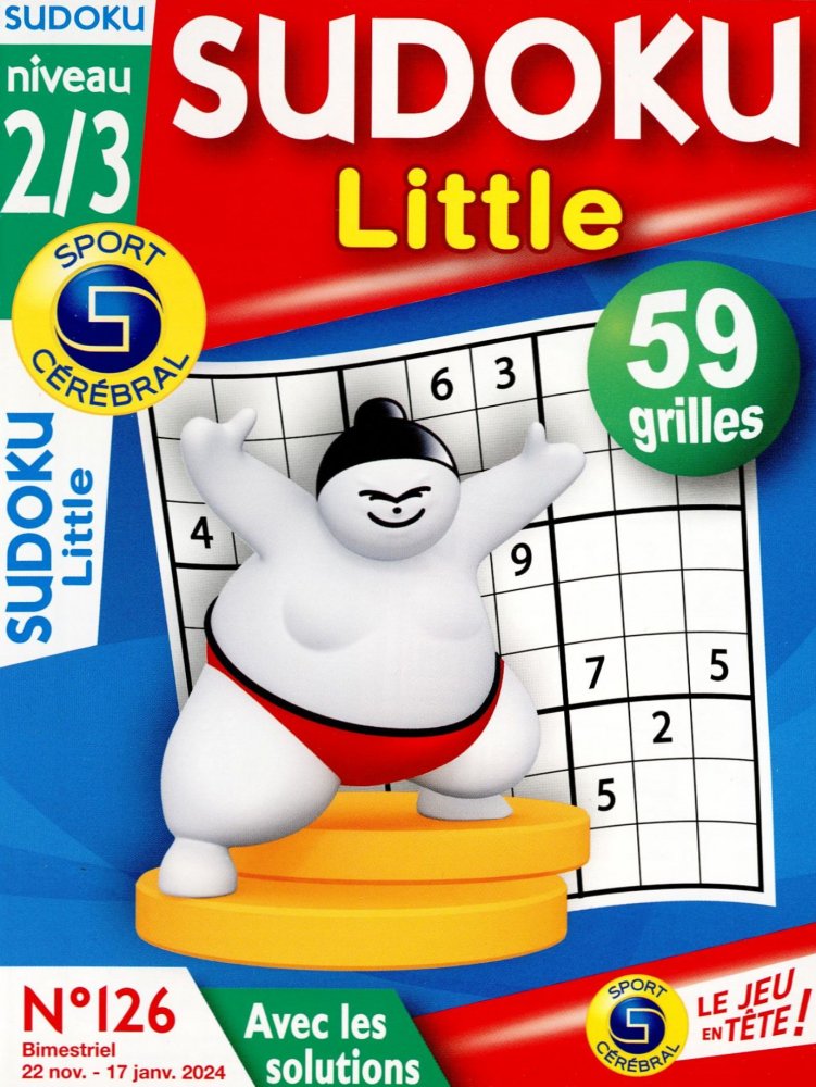 Numéro 126 magazine SC Sudoku Little Niveau 2/3