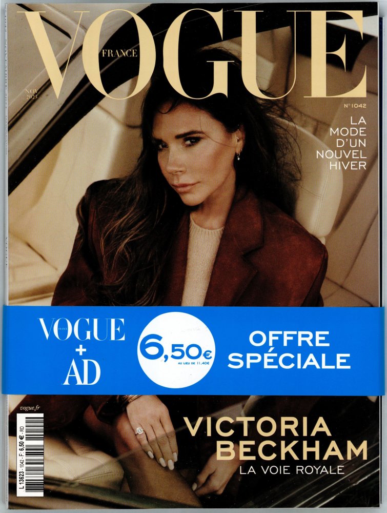 Numéro 1042 magazine Vogue France + AD Architectural Digest