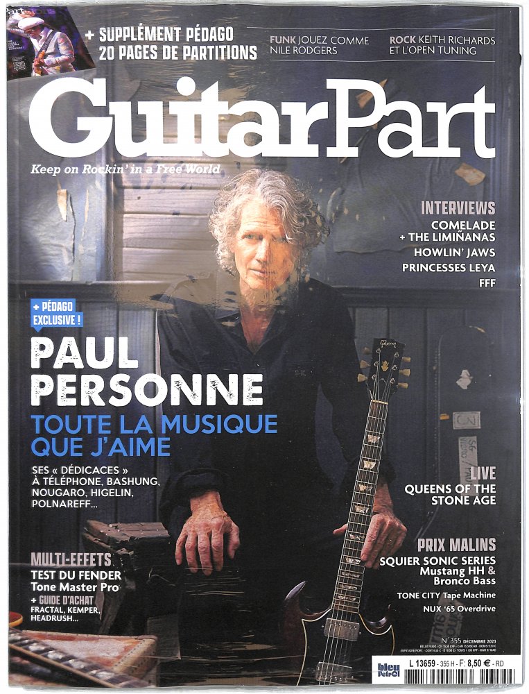 Numéro 355 magazine Guitar Part
