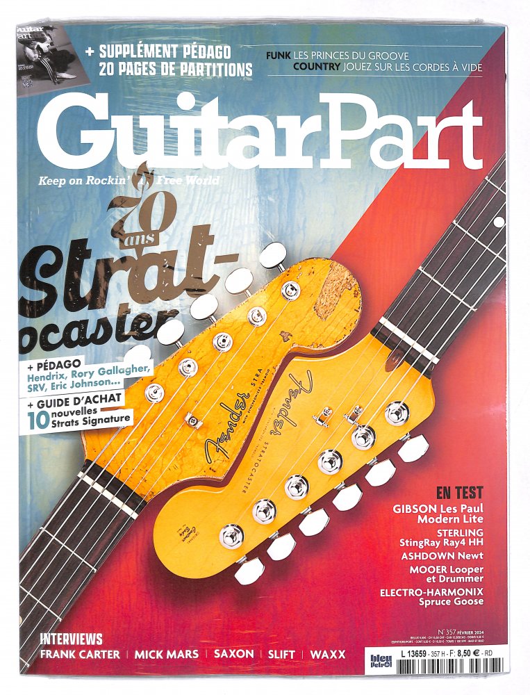 Numéro 357 magazine Guitar Part