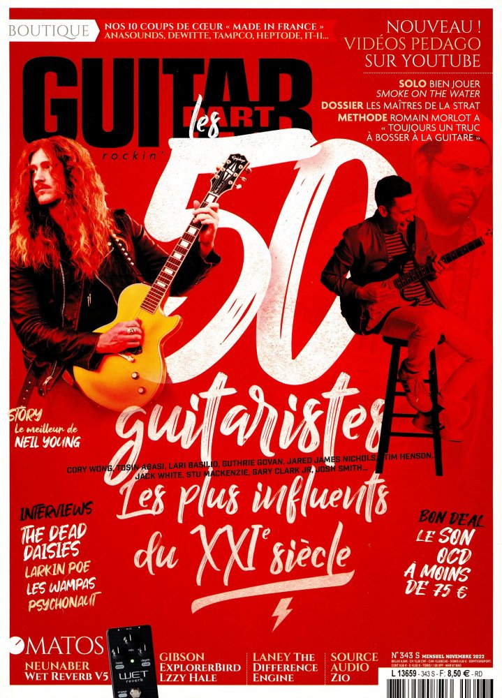 Numéro 343 magazine Guitar Part