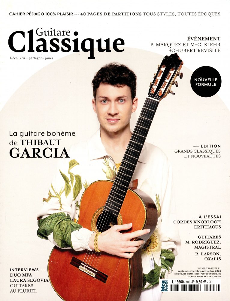 Numéro 105 magazine Guitare Classique