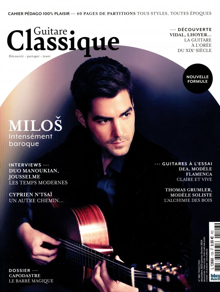 Numéro 106 magazine Guitare Classique