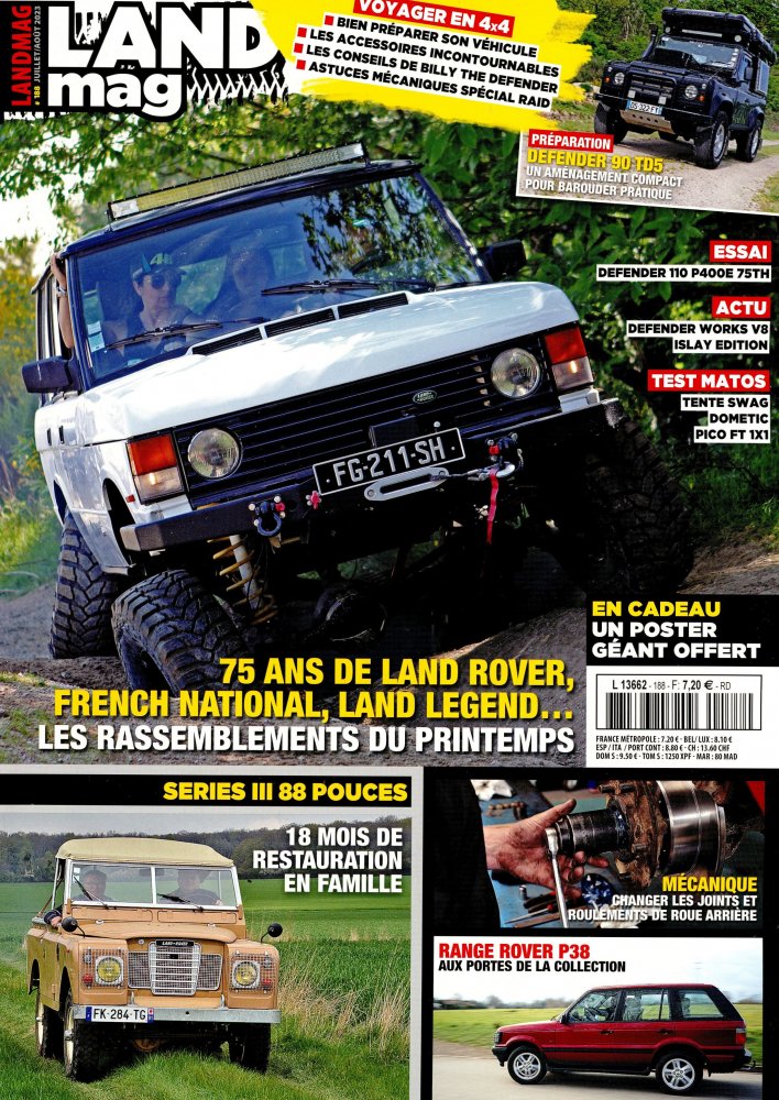 Numéro 188 magazine Land Mag