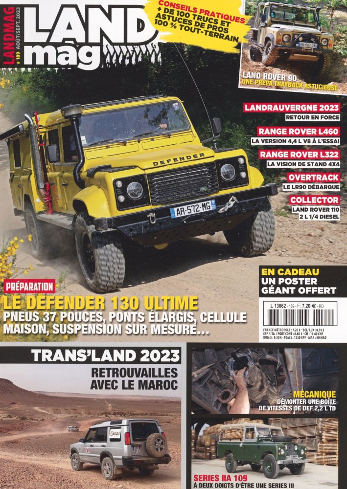 Numéro 189 magazine Land Mag