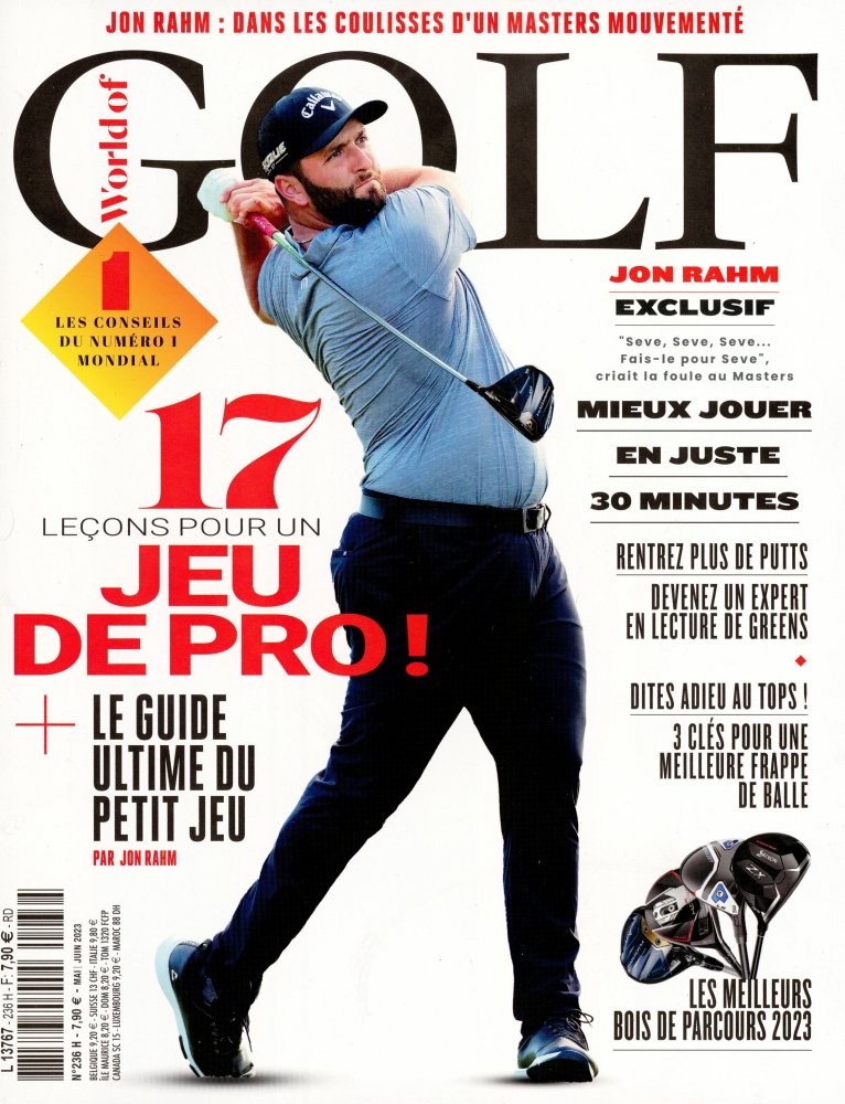 Numéro 236 magazine World of Golf