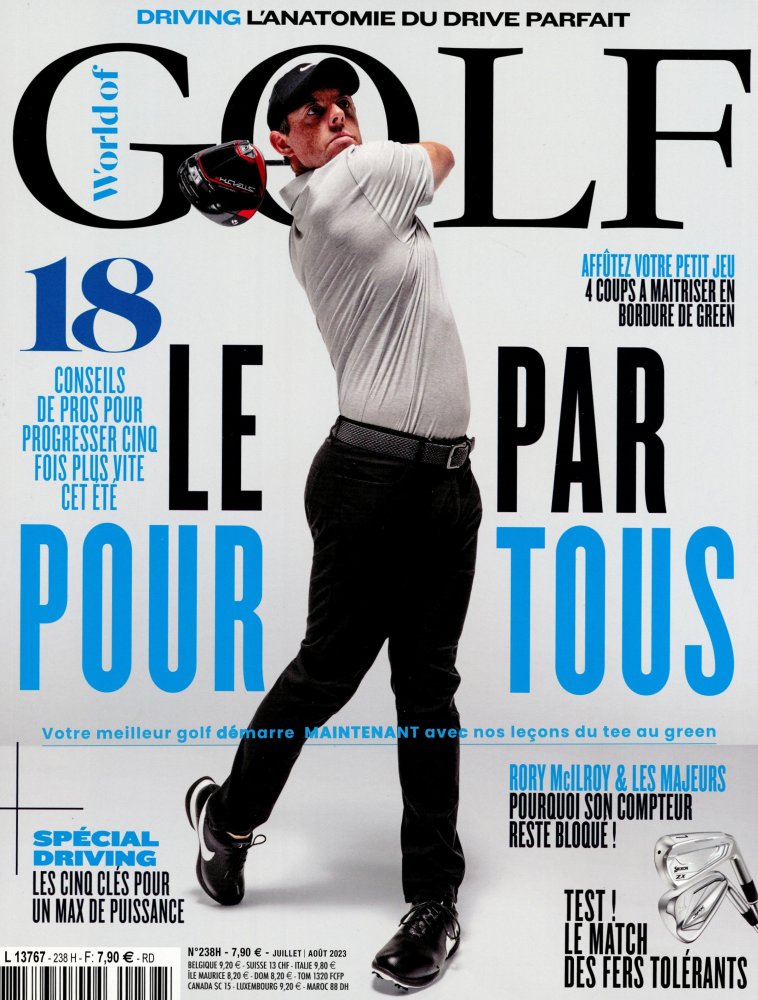 Numéro 238 magazine World of Golf