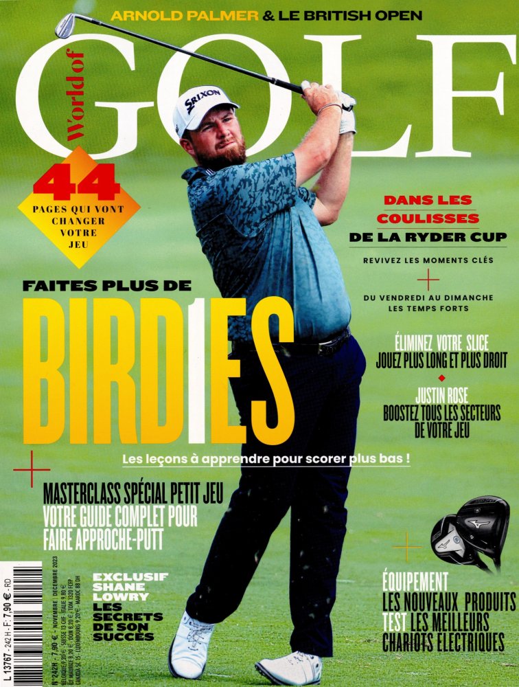 Numéro 242 magazine World of Golf