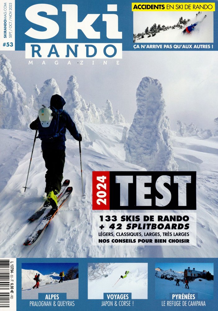 Numéro 53 magazine Ski Rando Magazine