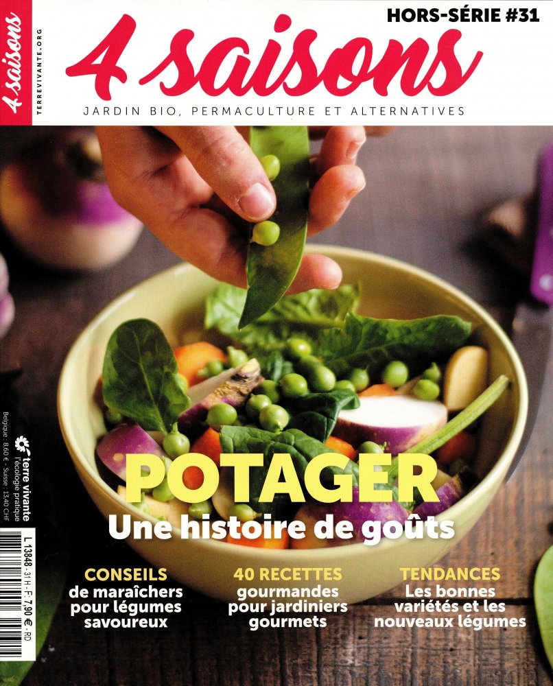Numéro 31 magazine Les 4 Saisons du Jardin Bio Hors-Série