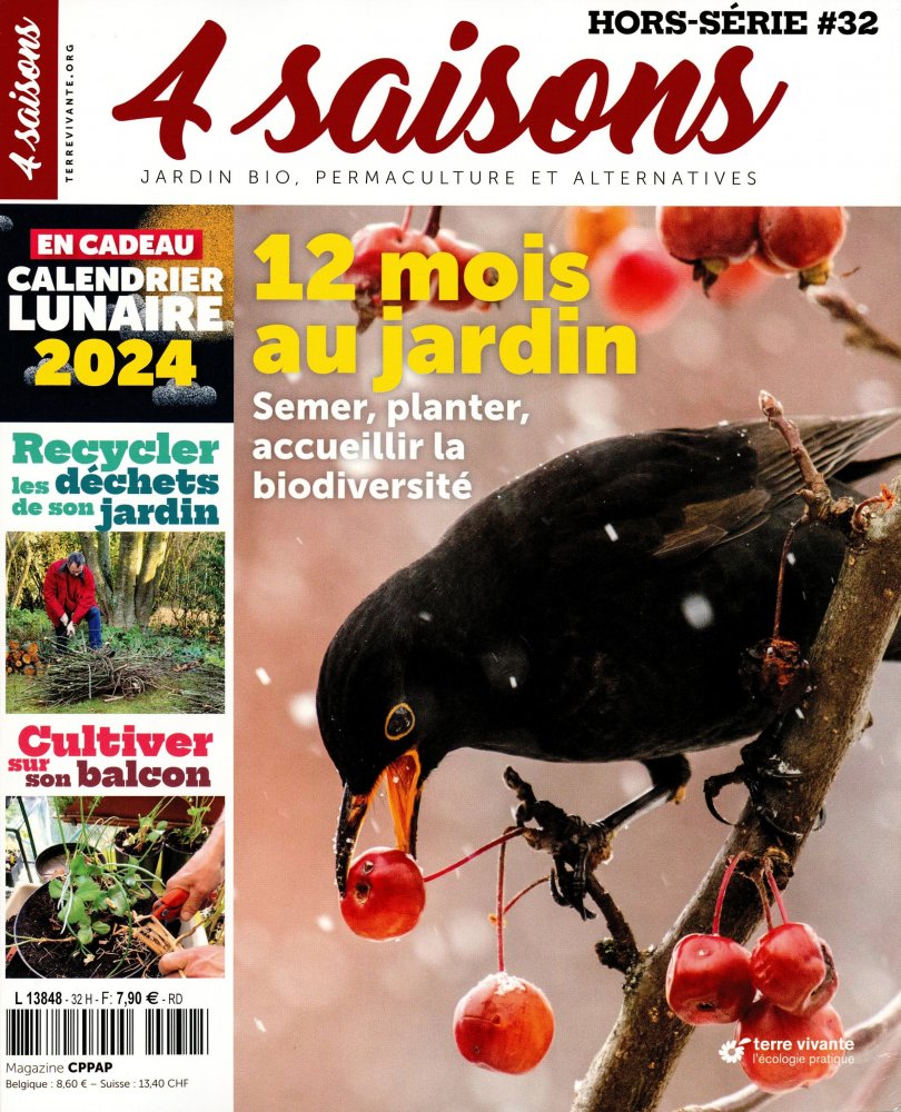 Numéro 32 magazine Les 4 Saisons du Jardin Bio Hors-Série