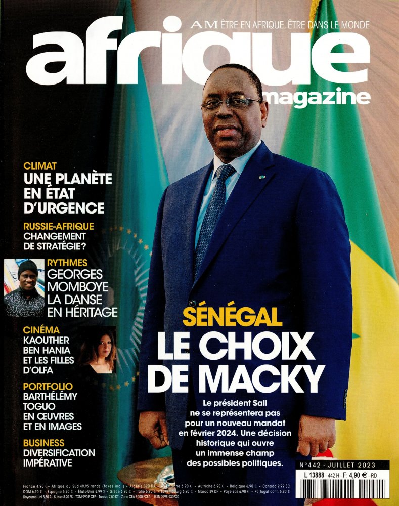 Numéro 442 magazine Afrique Magazine