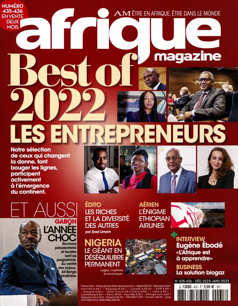 Numéro 435 magazine Afrique Magazine