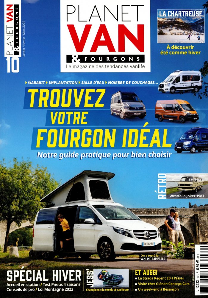 Numéro 10 magazine Planet Van et Fourgons
