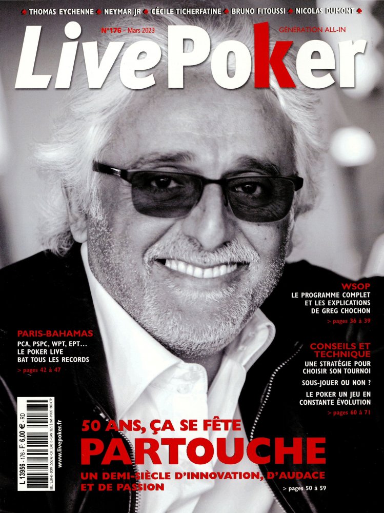Numéro 176 magazine Live Poker