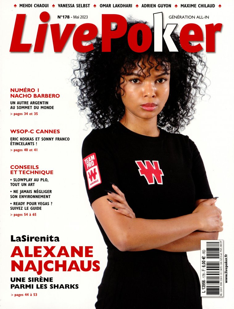 Numéro 178 magazine Live Poker