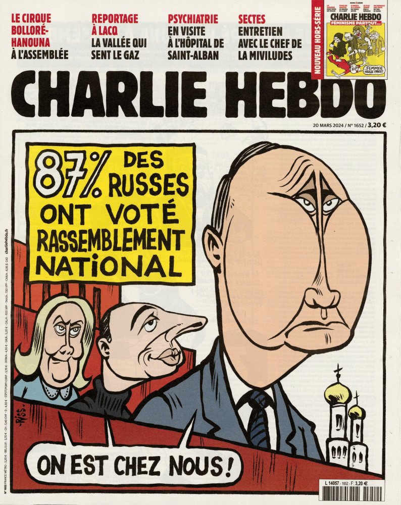 Numéro 1652 magazine Charlie Hebdo